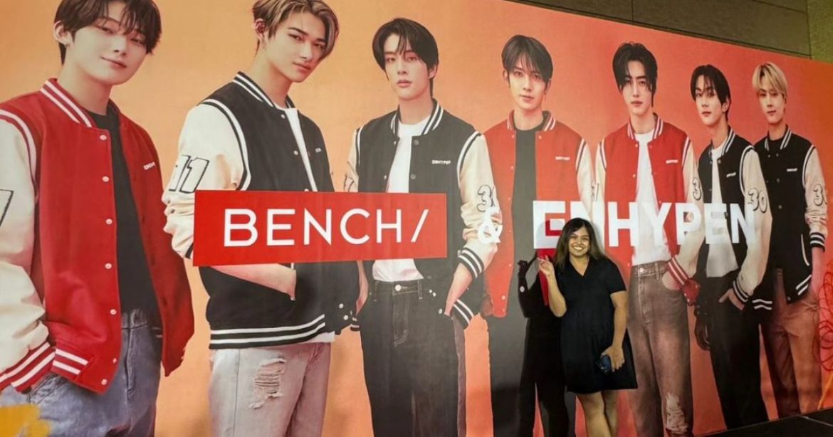 fanmeeting with enhypen bench